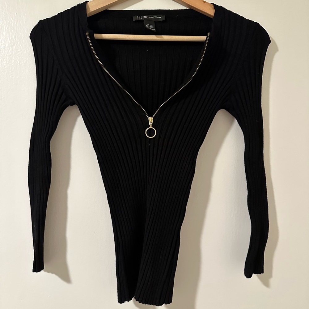 I.N.C. International Women Black Sweater
